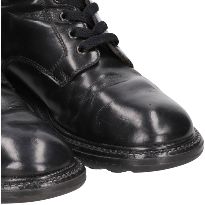 J.Crew 7 1/2" Leather Boots, Made in Italy Men's 25.5cm genuine leather black type Vintage Second Hand