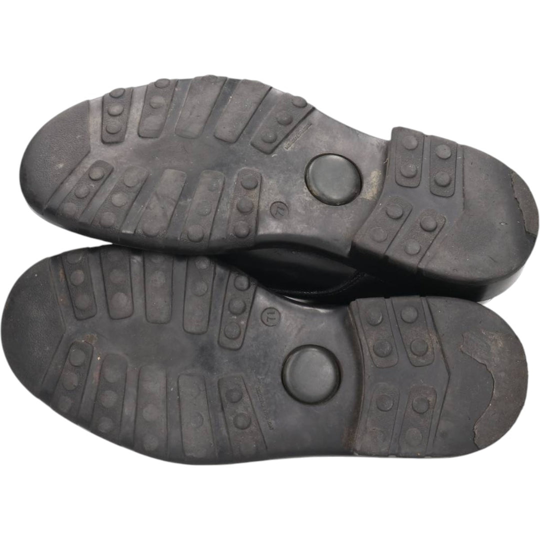 J.Crew 7 1/2" Leather Boots, Made in Italy Men's 25.5cm genuine leather black type Vintage Second Hand