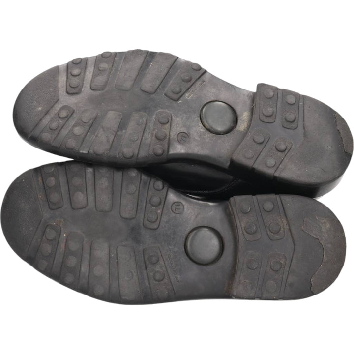 J.Crew 7 1/2" Leather Boots, Made in Italy Men's 25.5cm genuine leather black type Vintage Second Hand