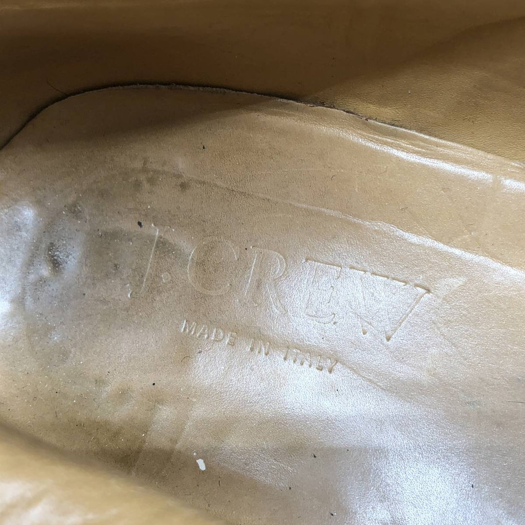 J.Crew 7 1/2" Leather Boots, Made in Italy Men's 25.5cm genuine leather black type Vintage Second Hand