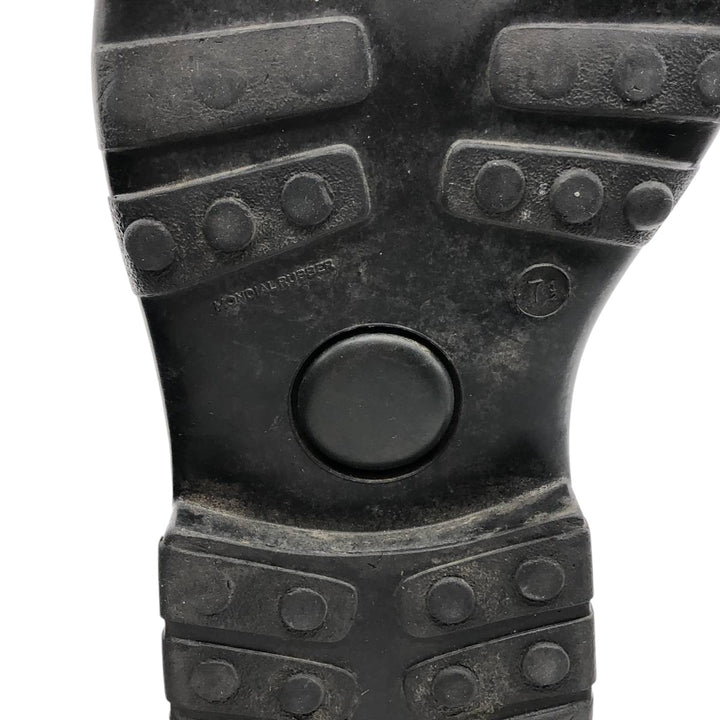 J.Crew 7 1/2" Leather Boots, Made in Italy Men's 25.5cm genuine leather black type Vintage Second Hand