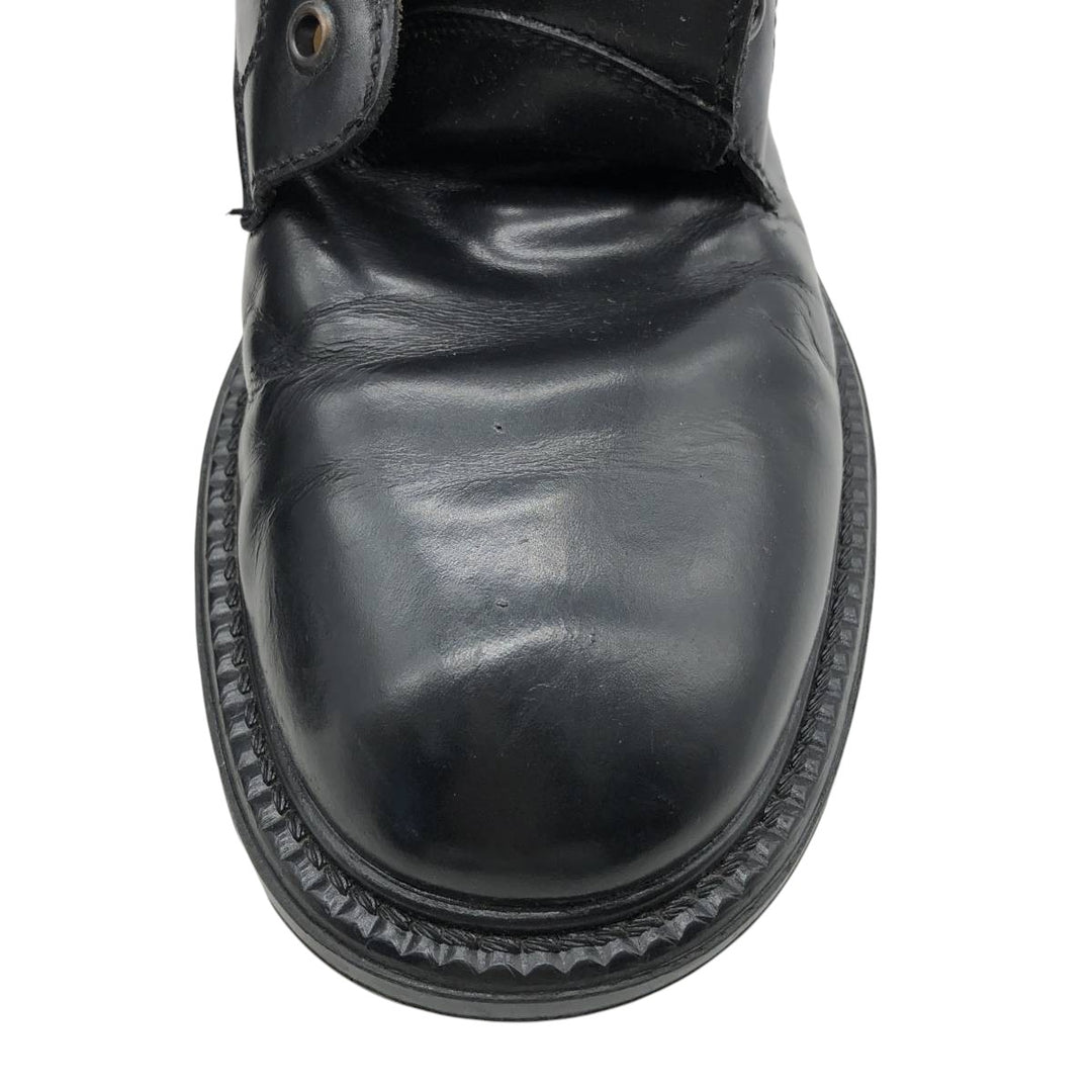 J.Crew 7 1/2" Leather Boots, Made in Italy Men's 25.5cm genuine leather black type Vintage Second Hand