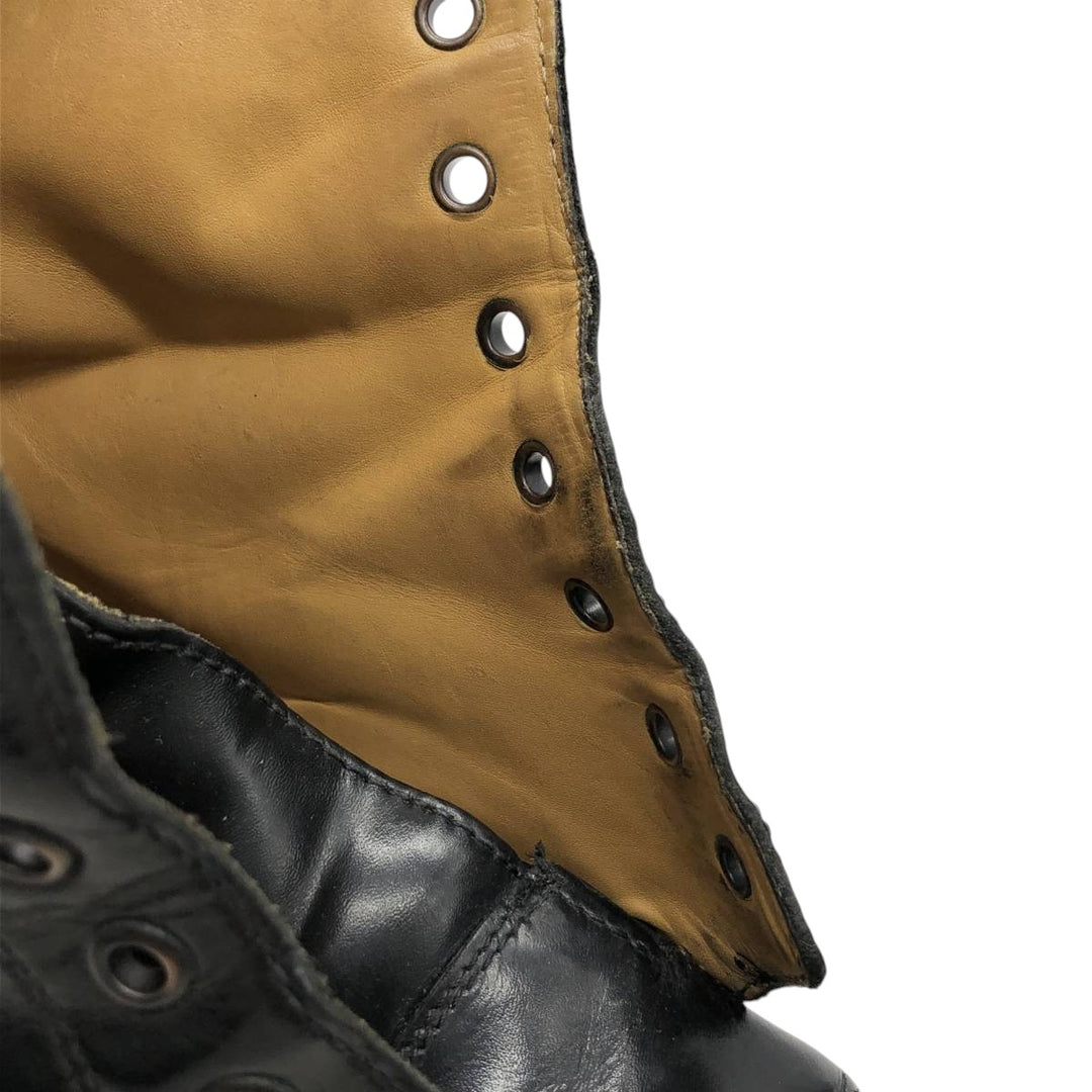 J.Crew 7 1/2" Leather Boots, Made in Italy Men's 25.5cm genuine leather black type Vintage Second Hand