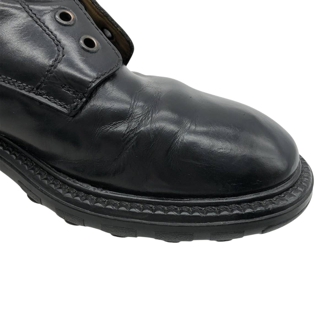 J.Crew 7 1/2" Leather Boots, Made in Italy Men's 25.5cm genuine leather black type Vintage Second Hand