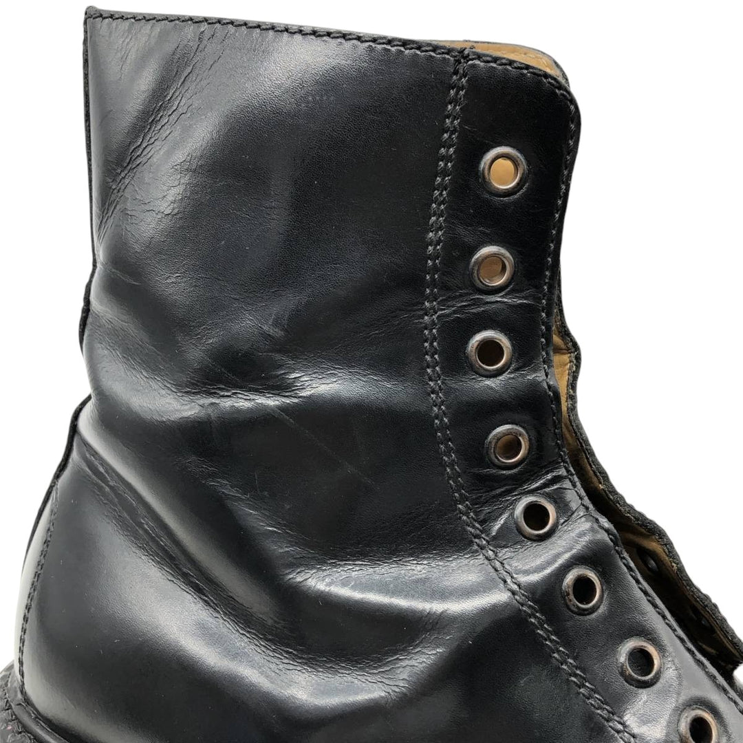 J.Crew 7 1/2" Leather Boots, Made in Italy Men's 25.5cm genuine leather black type Vintage Second Hand