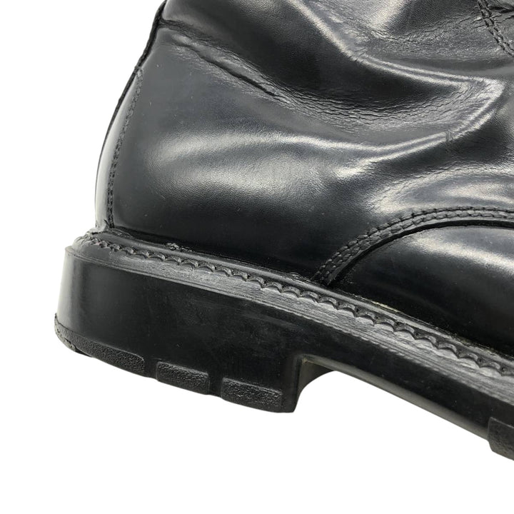 J.Crew 7 1/2" Leather Boots, Made in Italy Men's 25.5cm genuine leather black type Vintage Second Hand