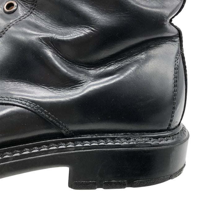 J.Crew 7 1/2" Leather Boots, Made in Italy Men's 25.5cm genuine leather black type Vintage Second Hand