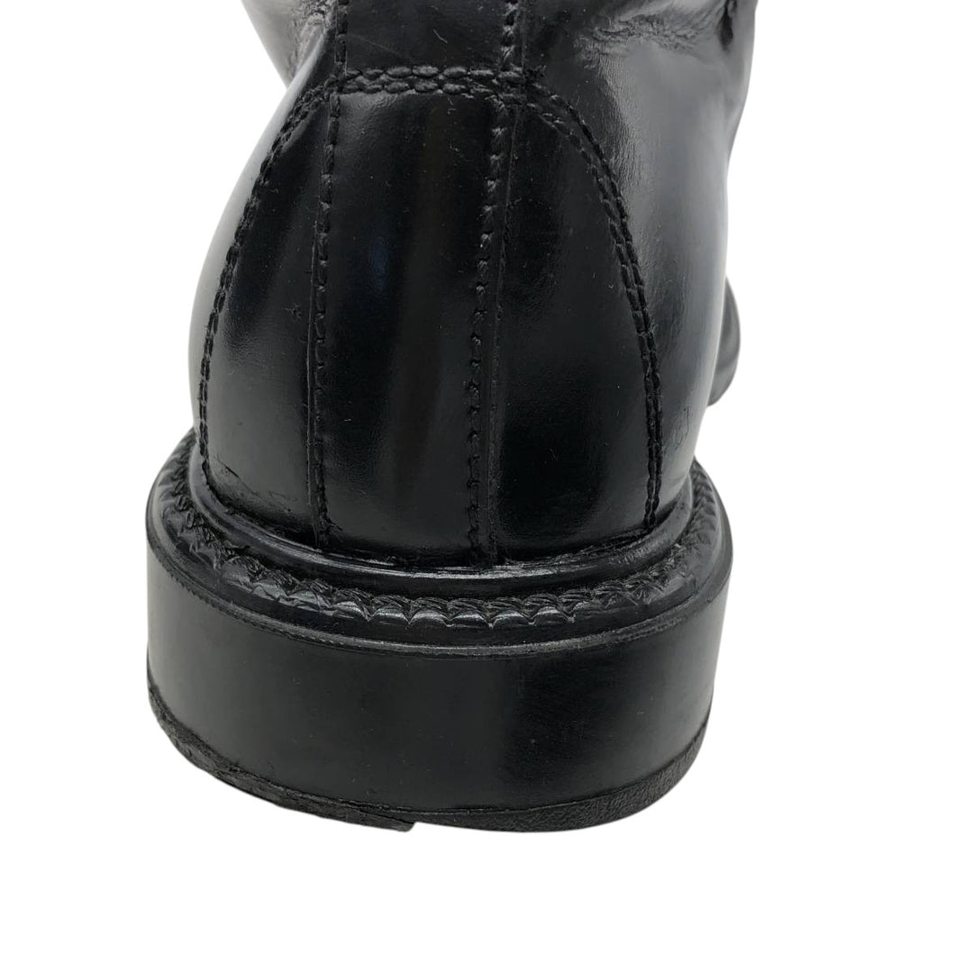 J.Crew 7 1/2" Leather Boots, Made in Italy Men's 25.5cm genuine leather black type Vintage Second Hand