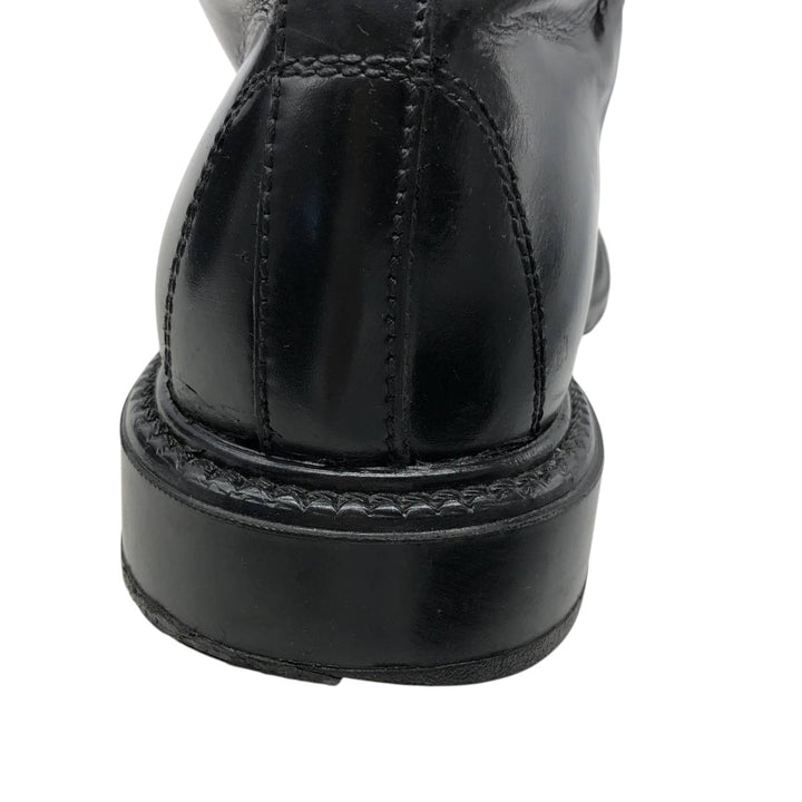 J.Crew 7 1/2" Leather Boots, Made in Italy Men's 25.5cm genuine leather black type Vintage Second Hand