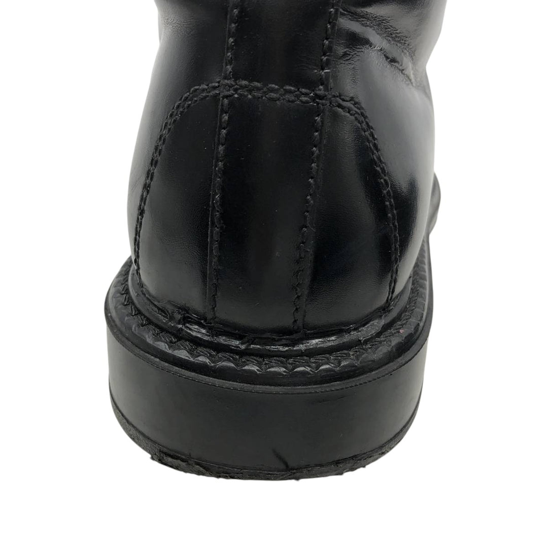 J.Crew 7 1/2" Leather Boots, Made in Italy Men's 25.5cm genuine leather black type Vintage Second Hand