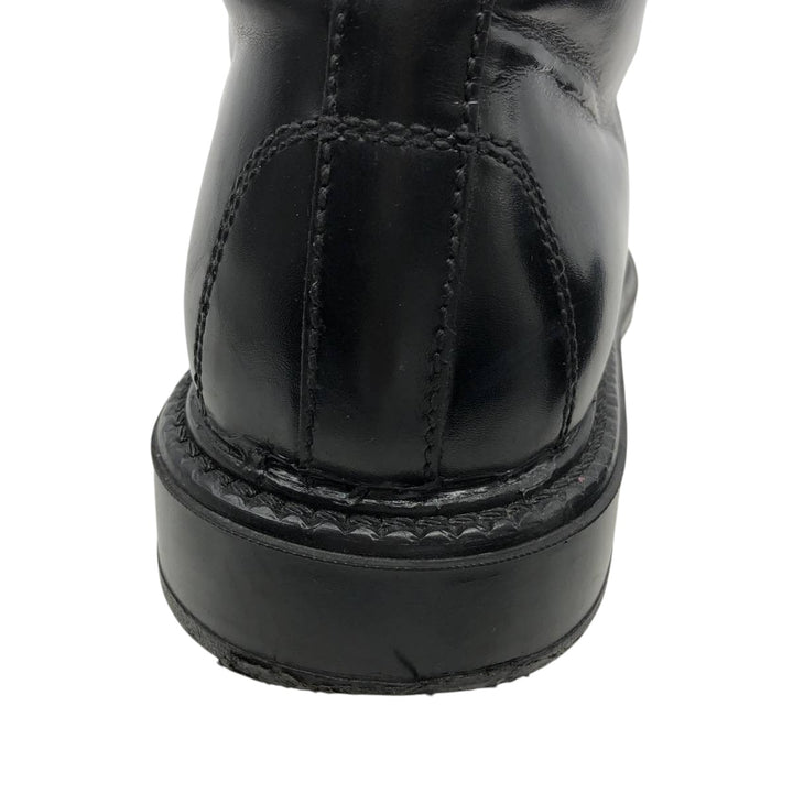 J.Crew 7 1/2" Leather Boots, Made in Italy Men's 25.5cm genuine leather black type Vintage Second Hand