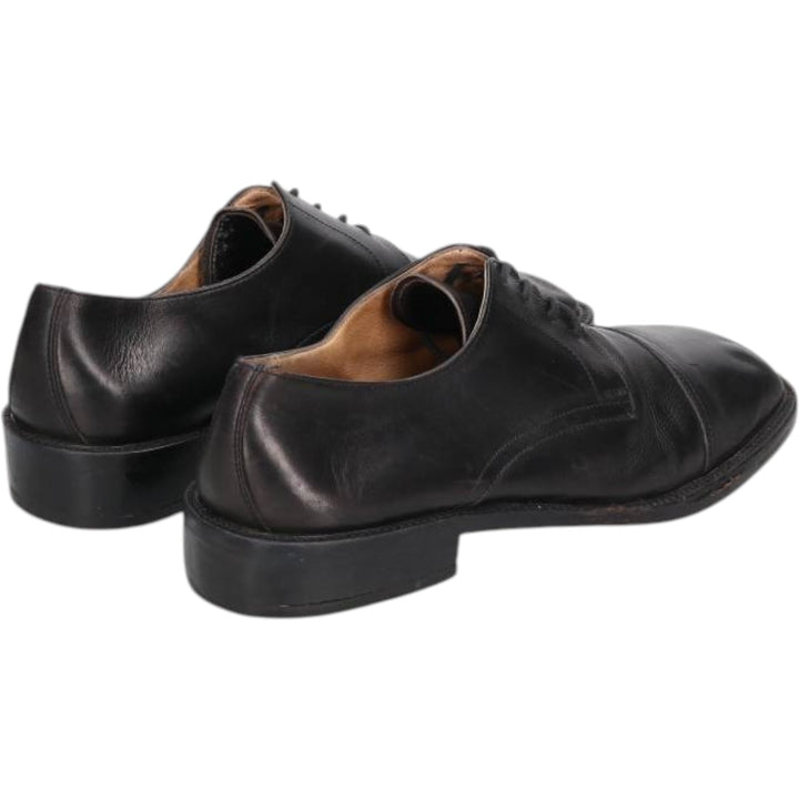 HARRYSON square toe straight tip shoes made in Italy size 41 Men's 27.5cm genuine leather black type Vintage Second Hand