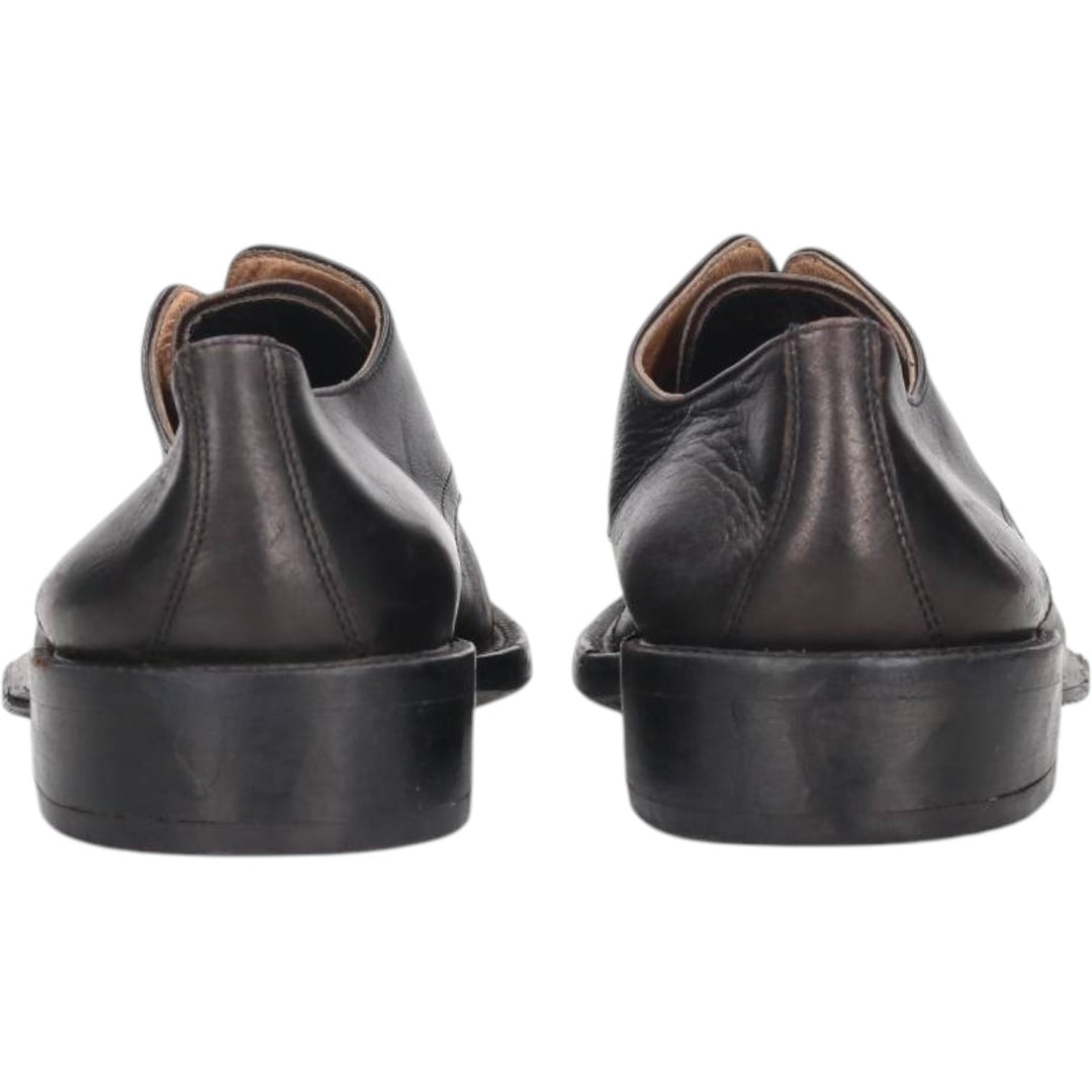 HARRYSON square toe straight tip shoes made in Italy size 41 Men's 27.5cm genuine leather black type Vintage Second Hand