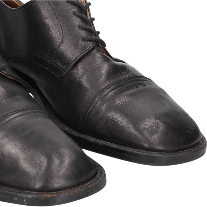 HARRYSON square toe straight tip shoes made in Italy size 41 Men's 27.5cm genuine leather black type Vintage Second Hand