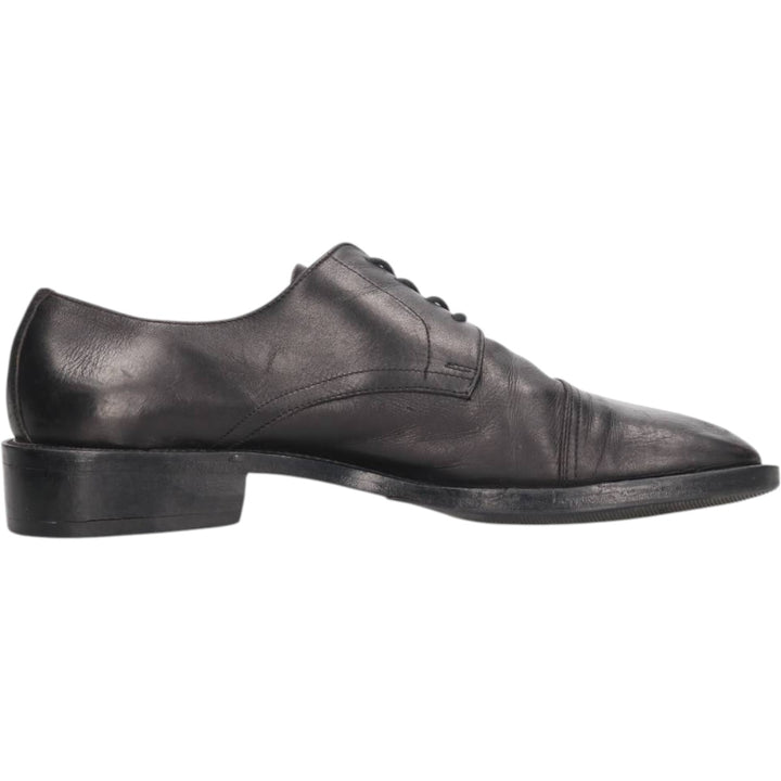 HARRYSON square toe straight tip shoes made in Italy size 41 Men's 27.5cm genuine leather black type Vintage Second Hand