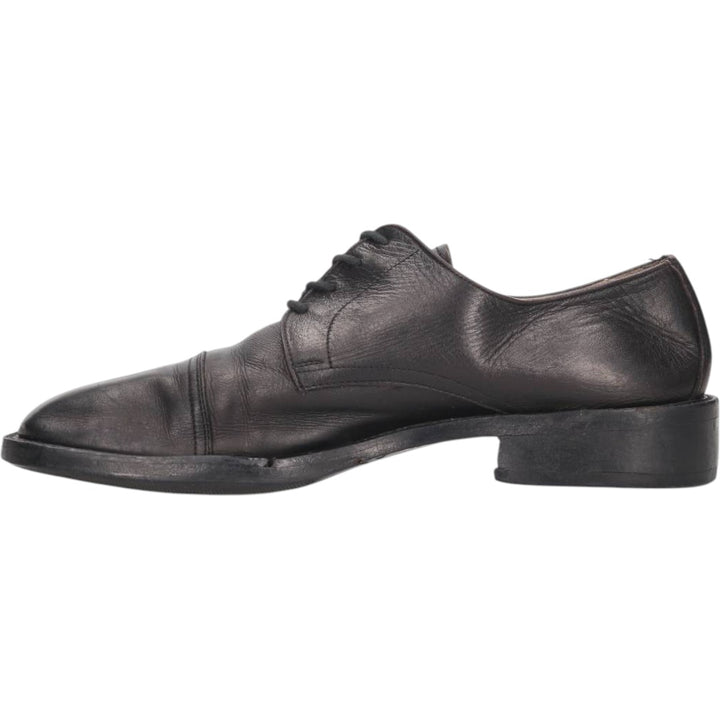 HARRYSON square toe straight tip shoes made in Italy size 41 Men's 27.5cm genuine leather black type Vintage Second Hand
