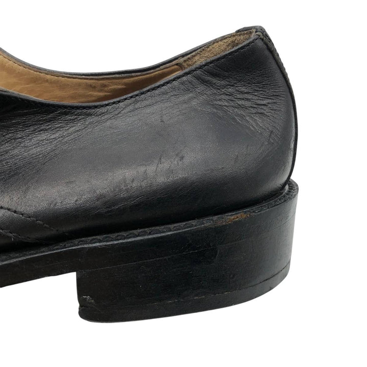 HARRYSON square toe straight tip shoes made in Italy size 41 Men's 27.5cm genuine leather black type Vintage Second Hand