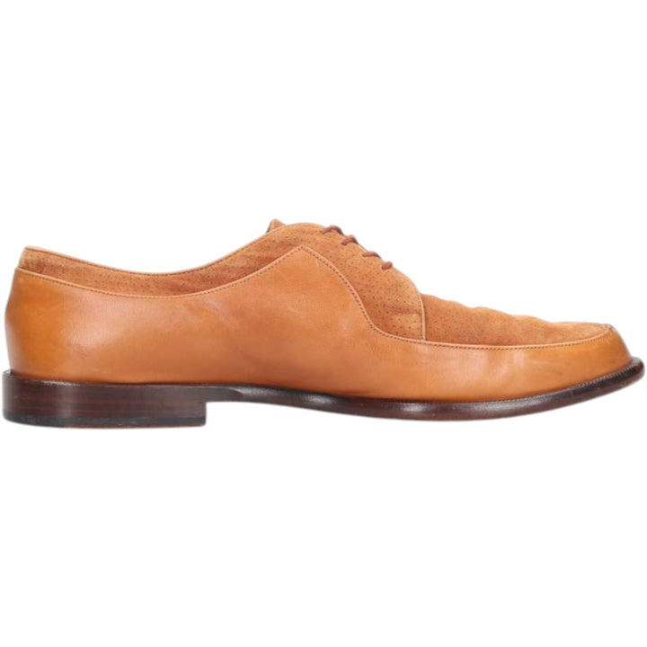 Bally Continentals U-tip shoes, Swiss made, size 10E Men's 28.5cm Genuine Leather Suede brown type Vintage Second Hand