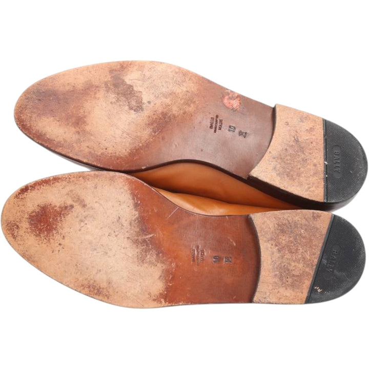 Bally Continentals U-tip shoes, Swiss made, size 10E Men's 28.5cm Genuine Leather Suede brown type Vintage Second Hand