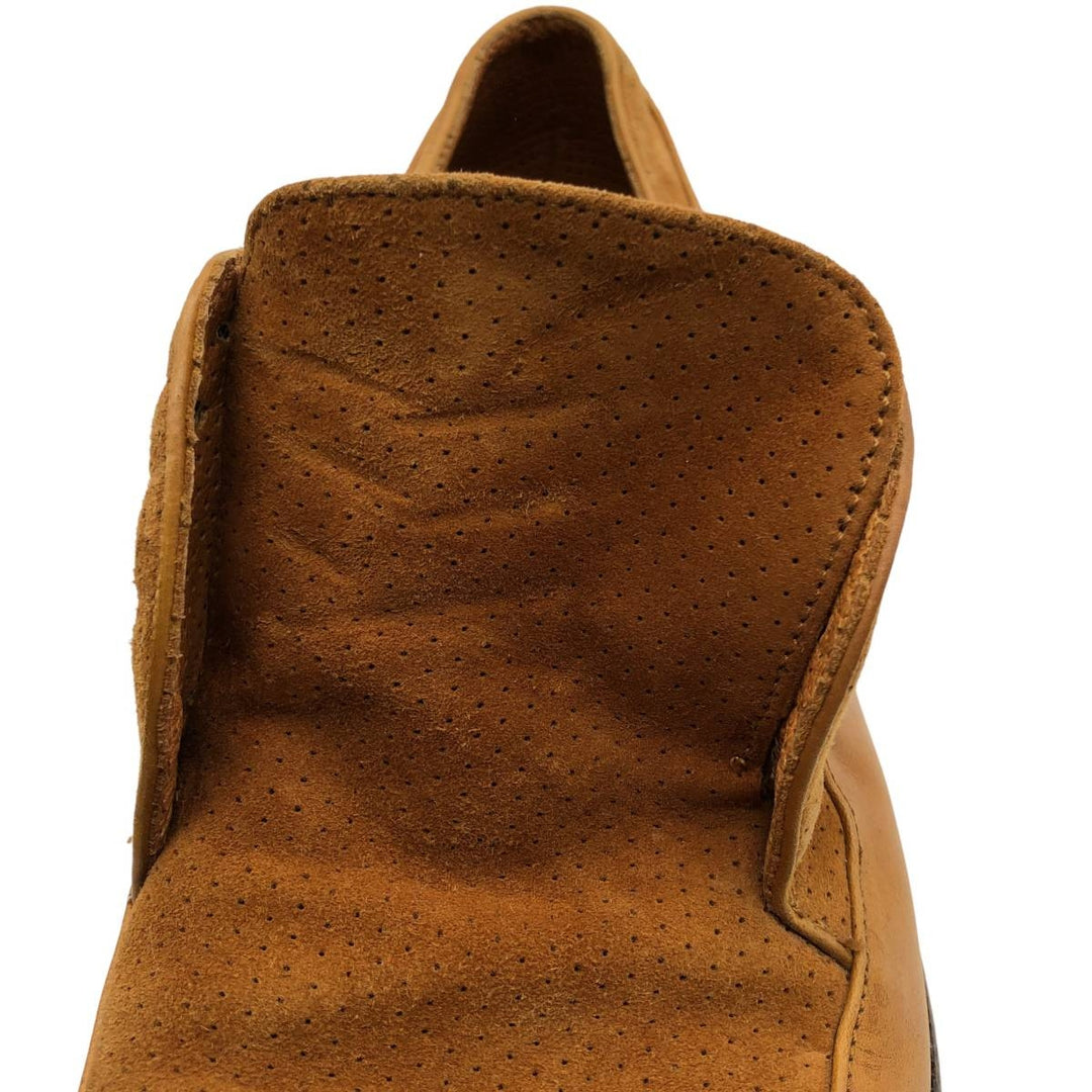 Bally Continentals U-tip shoes, Swiss made, size 10E Men's 28.5cm Genuine Leather Suede brown type Vintage Second Hand