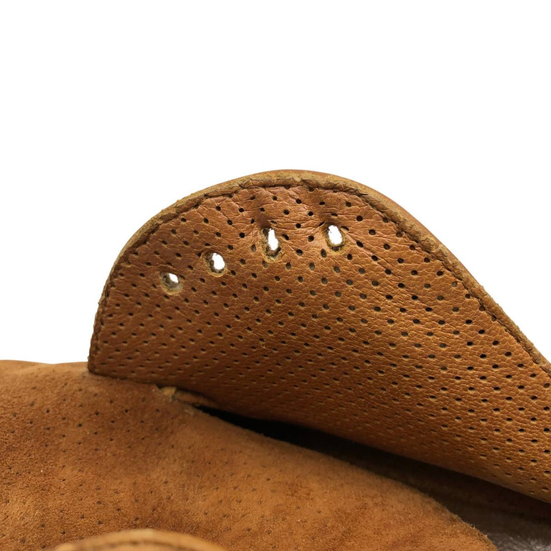 Bally Continentals U-tip shoes, Swiss made, size 10E Men's 28.5cm Genuine Leather Suede brown type Vintage Second Hand