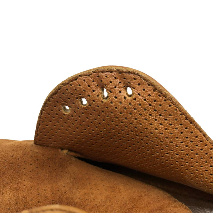 Bally Continentals U-tip shoes, Swiss made, size 10E Men's 28.5cm Genuine Leather Suede brown type Vintage Second Hand