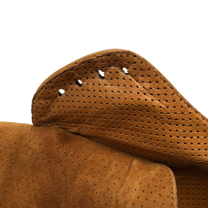 Bally Continentals U-tip shoes, Swiss made, size 10E Men's 28.5cm Genuine Leather Suede brown type Vintage Second Hand