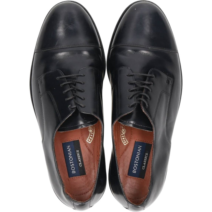 Bostonian Classics Straight Tip Shoes 9W Men's 27.0cm genuine leather black type Vintage Second Hand
