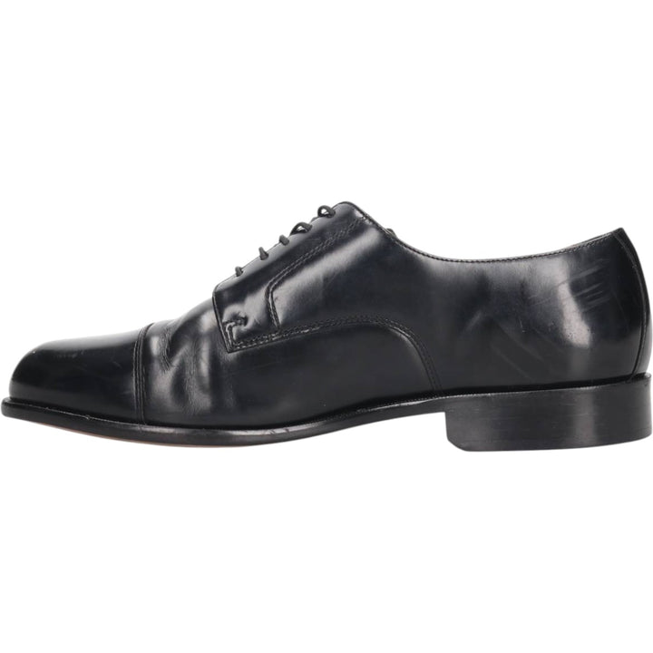Bostonian Classics Straight Tip Shoes 9W Men's 27.0cm genuine leather black type Vintage Second Hand