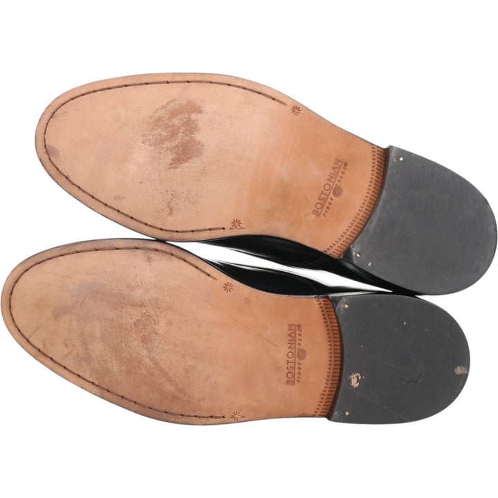 Bostonian Classics Straight Tip Shoes 9W Men's 27.0cm genuine leather black type Vintage Second Hand
