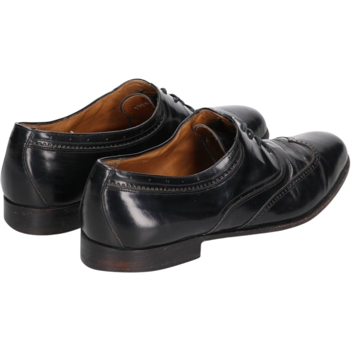 Bally Wingtip Shoes, Made in Italy, Size 10M Men's 28.5cm genuine leather black type Vintage Second Hand