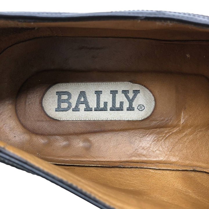 Bally Wingtip Shoes, Made in Italy, Size 10M Men's 28.5cm genuine leather black type Vintage Second Hand