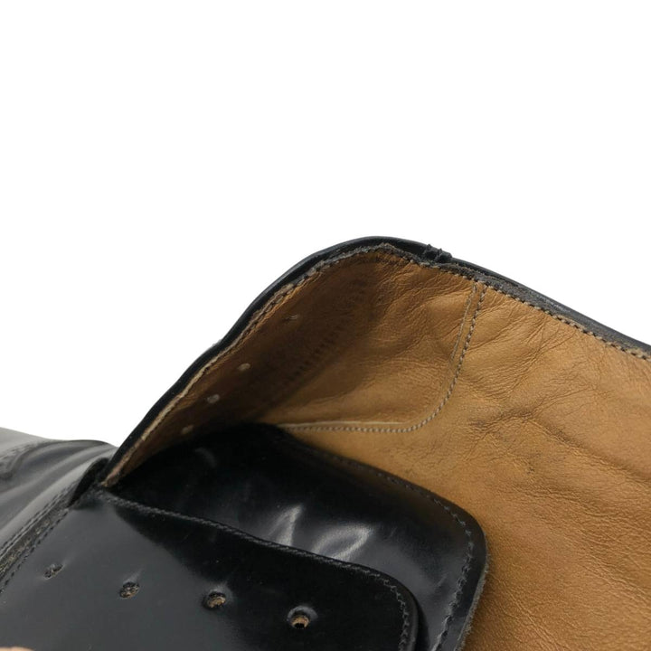 Bally Wingtip Shoes, Made in Italy, Size 10M Men's 28.5cm genuine leather black type Vintage Second Hand