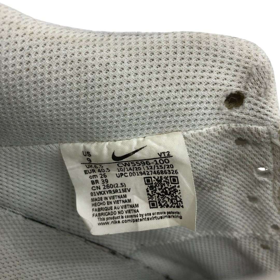Nike Air Force 1 Court Vision Sneakers 9 Women's 26.5cm unclear white type Vintage Second Hand