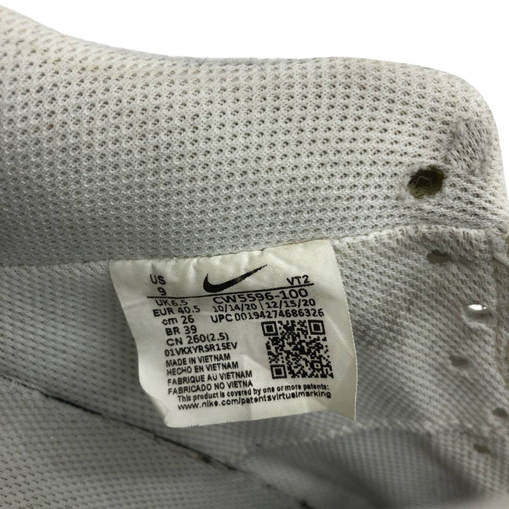 Nike Air Force 1 Court Vision Sneakers 9 Women's 26.5cm unclear white type Vintage Second Hand