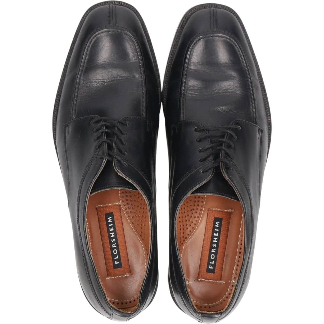 Florsheim U-tip shoes, size 10 B Men's 28.0cm unclear black type Vintage Second Hand