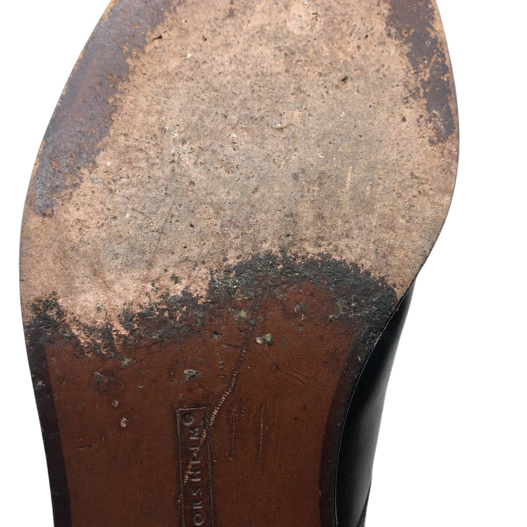Florsheim U-tip shoes, size 10 B Men's 28.0cm unclear black type Vintage Second Hand