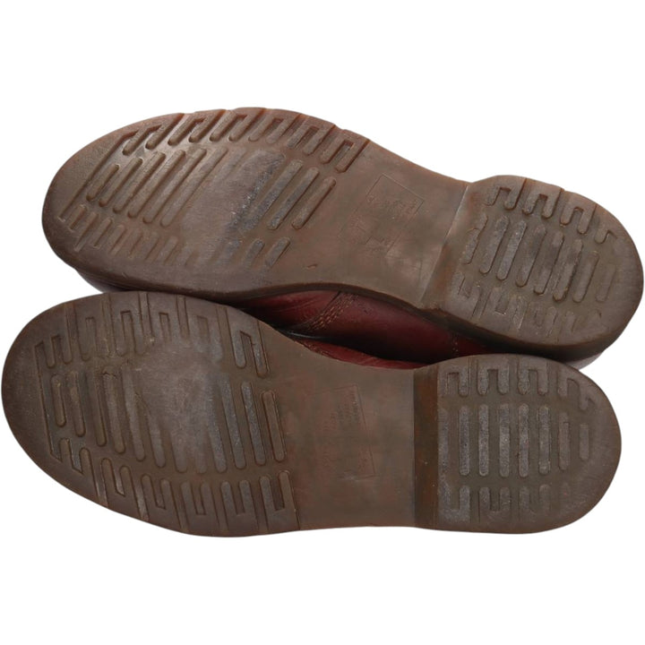 Dr. Martens Steel Toe 10-Eye Boots, Size 8 Men's 27.0cm unclear red type reddish brown Vintage Second Hand