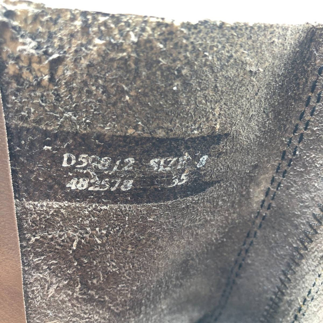 Dr. Martens Steel Toe 10-Eye Boots, Size 8 Men's 27.0cm unclear red type reddish brown Vintage Second Hand