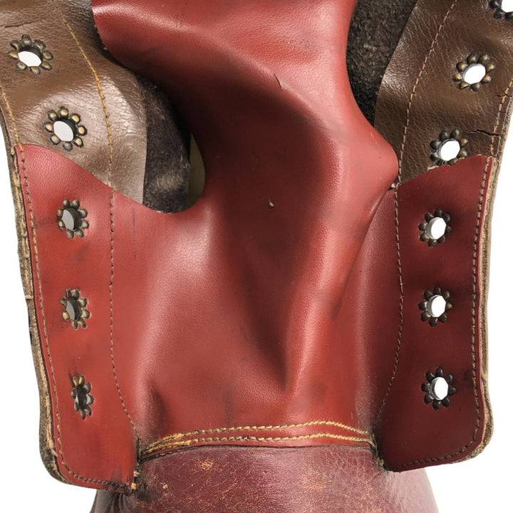 Dr. Martens Steel Toe 10-Eye Boots, Size 8 Men's 27.0cm unclear red type reddish brown Vintage Second Hand