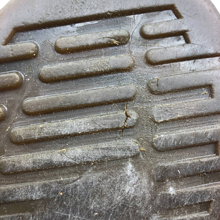 Dr. Martens Steel Toe 10-Eye Boots, Size 8 Men's 27.0cm unclear red type reddish brown Vintage Second Hand