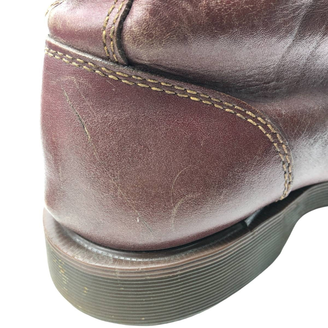 Dr. Martens Steel Toe 10-Eye Boots, Size 8 Men's 27.0cm unclear red type reddish brown Vintage Second Hand
