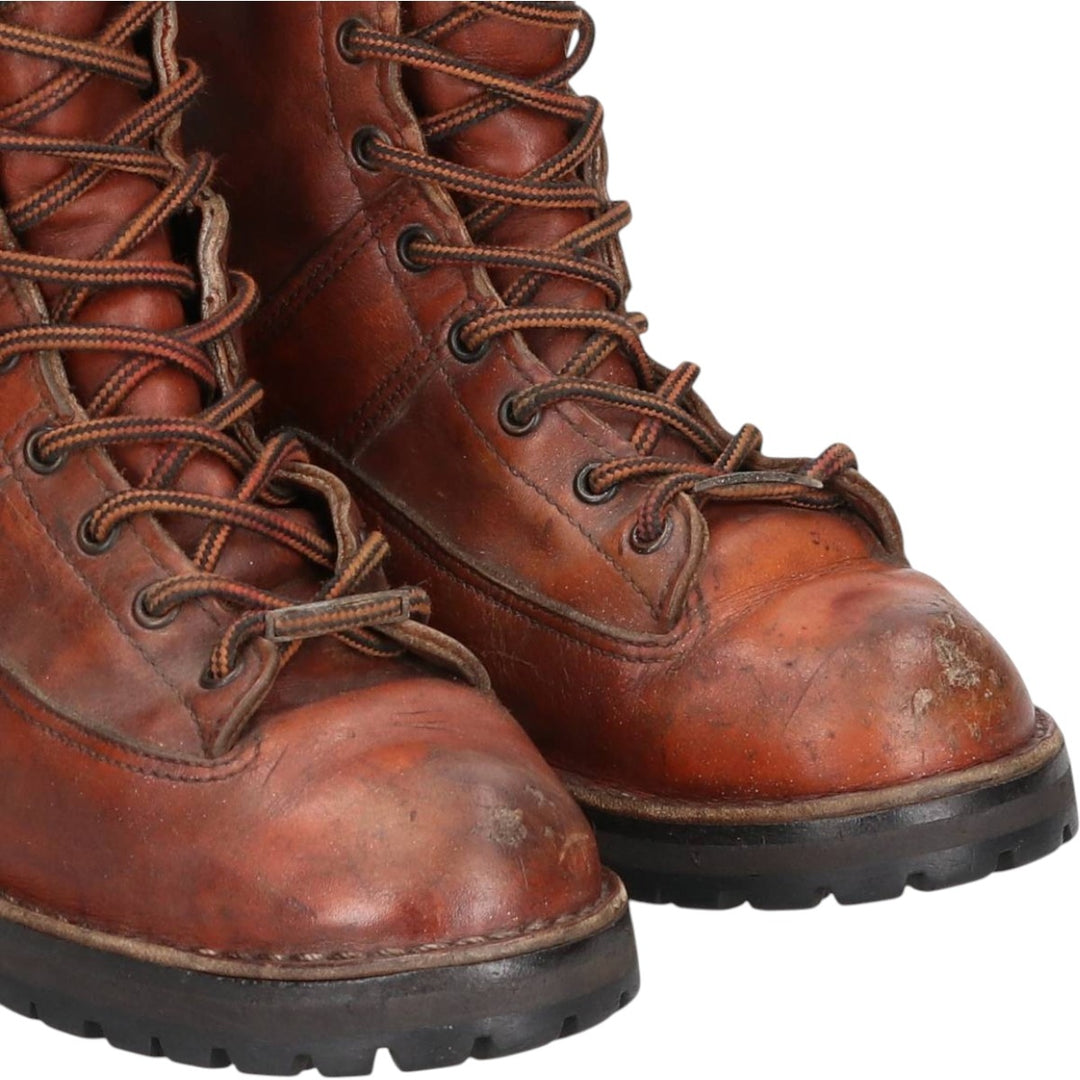 Vintage 1990s Danner Work Boots, Made in USA, Size 9, Men's, 10.6" (approx.) /saa014359 Men's 27.0cm genuine leather brown type Vintage Second Hand