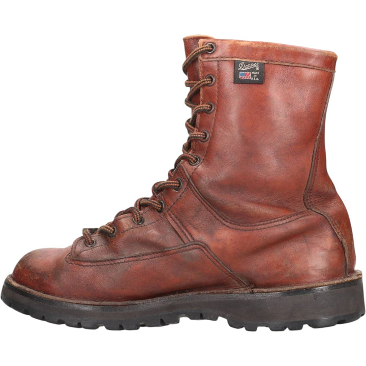 Vintage 1990s Danner Work Boots, Made in USA, Size 9, Men's, 10.6" (approx.) /saa014359 Men's 27.0cm genuine leather brown type Vintage Second Hand