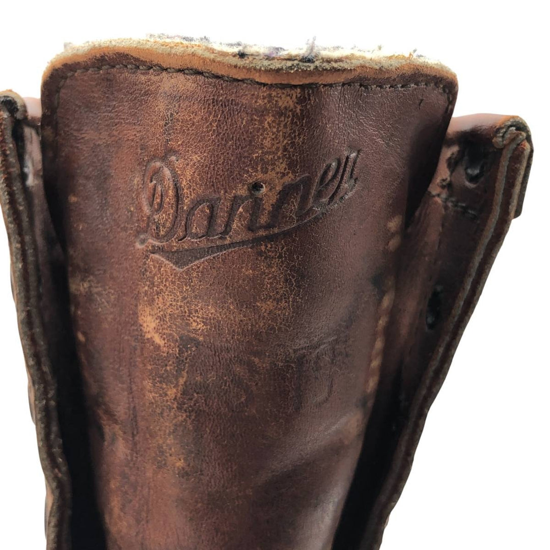 Vintage 1990s Danner Work Boots, Made in USA, Size 9, Men's, 10.6" (approx.) /saa014359 Men's 27.0cm genuine leather brown type Vintage Second Hand
