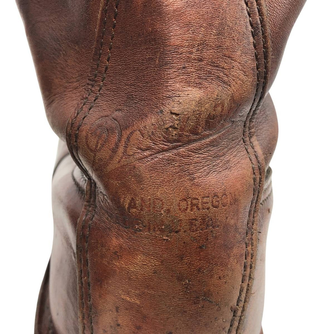 Vintage 1990s Danner Work Boots, Made in USA, Size 9, Men's, 10.6" (approx.) /saa014359 Men's 27.0cm genuine leather brown type Vintage Second Hand