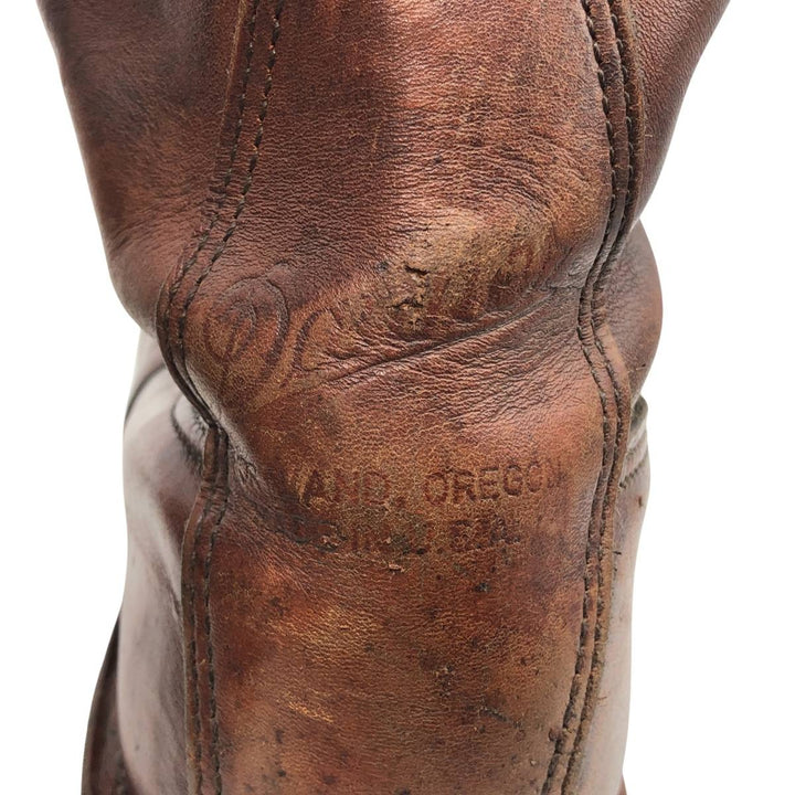 Vintage 1990s Danner Work Boots, Made in USA, Size 9, Men's, 10.6" (approx.) /saa014359 Men's 27.0cm genuine leather brown type Vintage Second Hand
