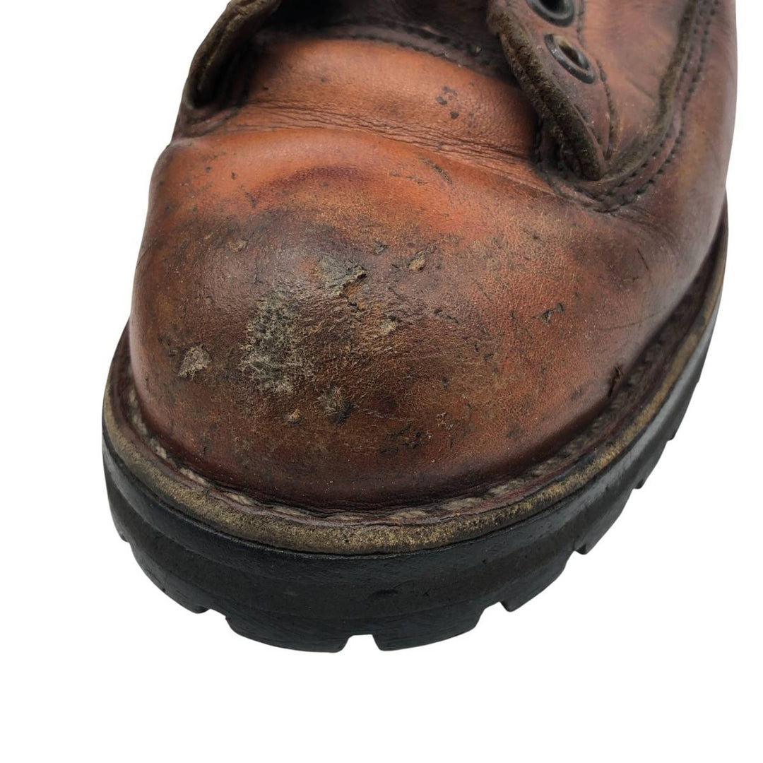 Vintage 1990s Danner Work Boots, Made in USA, Size 9, Men's, 10.6" (approx.) /saa014359 Men's 27.0cm genuine leather brown type Vintage Second Hand