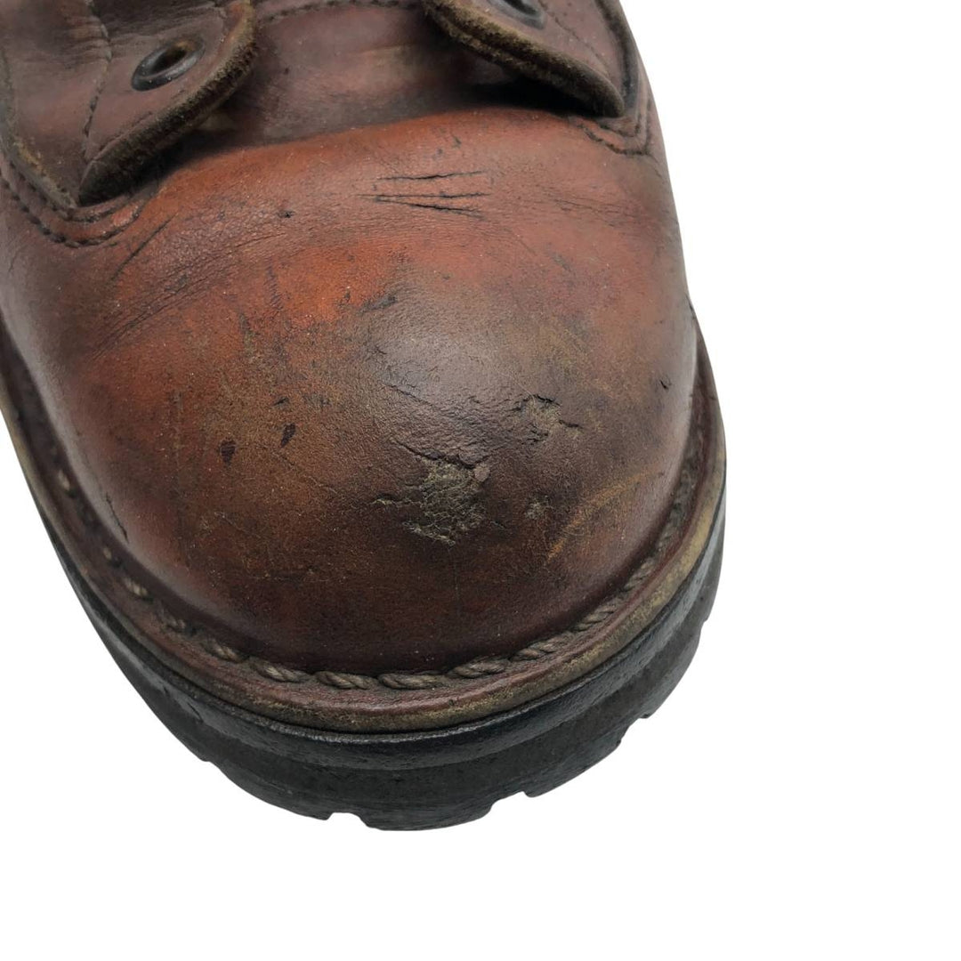 Vintage 1990s Danner Work Boots, Made in USA, Size 9, Men's, 10.6" (approx.) /saa014359 Men's 27.0cm genuine leather brown type Vintage Second Hand