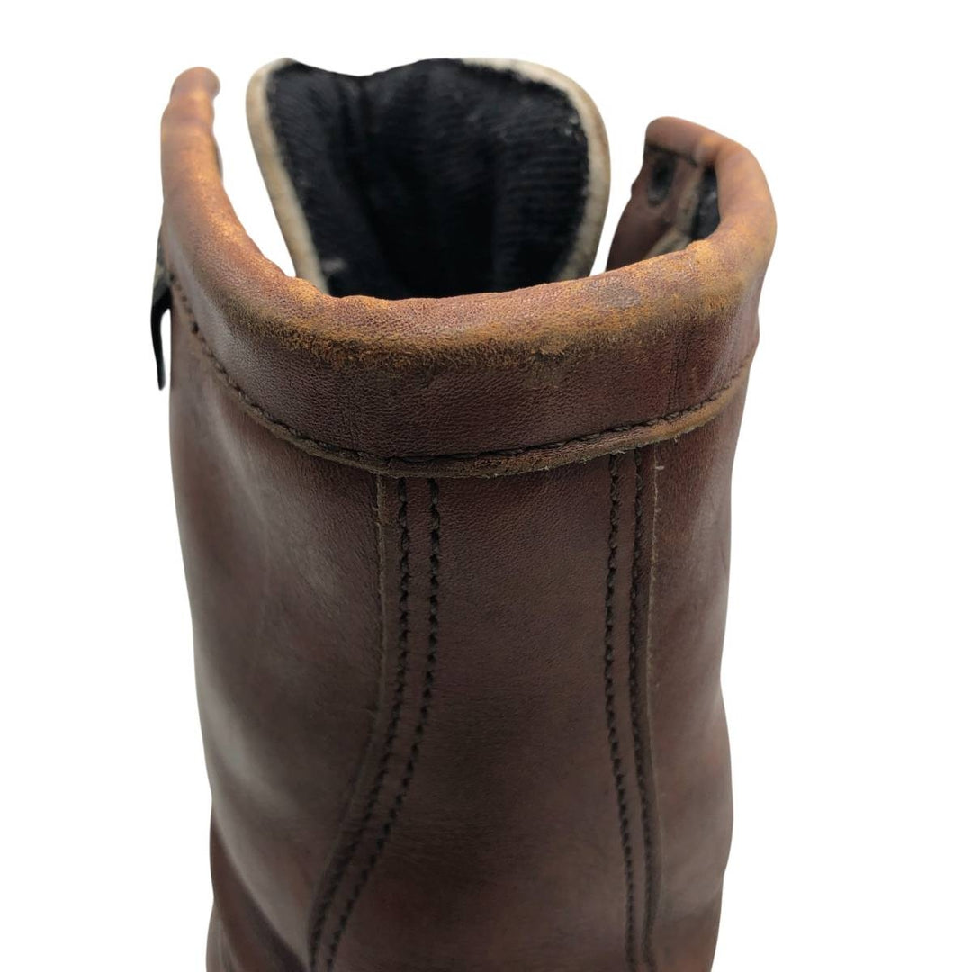 Vintage 1990s Danner Work Boots, Made in USA, Size 9, Men's, 10.6" (approx.) /saa014359 Men's 27.0cm genuine leather brown type Vintage Second Hand